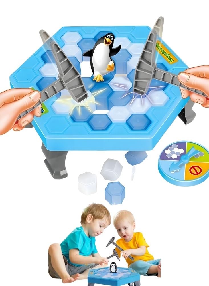 Premium Save the Penguin Ice Breaker Game for Kids – Hammer Board Game with Ice Blocks, Family Fun Strategy Game for Children - Image 1